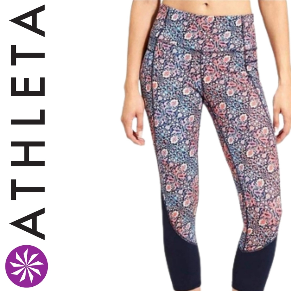 Athleta Chaturanga Tapestry Shock High Rise